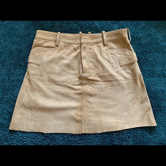 Authentic Suede D&G skirt (vintage) - Picture 1 of 9
